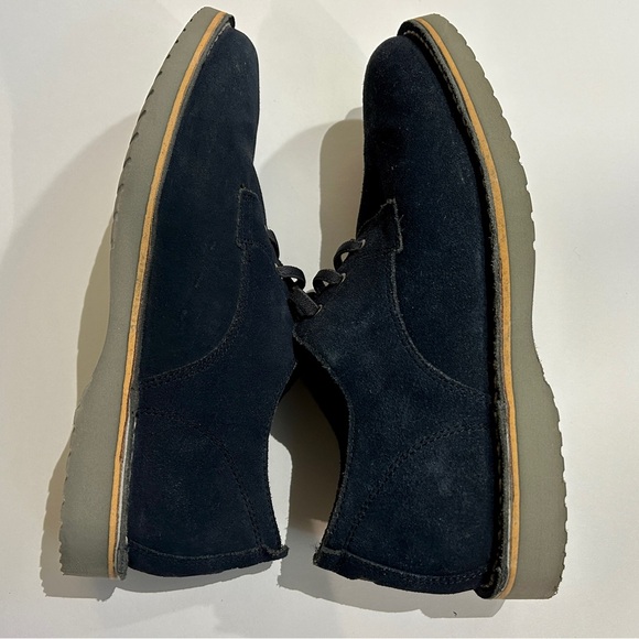 Florsheim Navy Blue Leather Boy Shoes (Size 7) - Picture 5 of 7